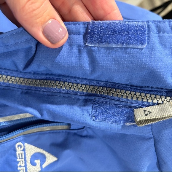 Gerry Weber Girls Blue Hooded Winter Ski Waterproof Jacket Coat size large 14/16 - Picture 8 of 9